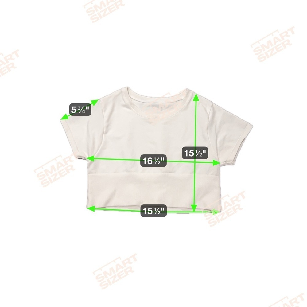 Aerie Offline Sidewalk Seamless Cropped T-Shirt Size Large White - Picture 2 of 6